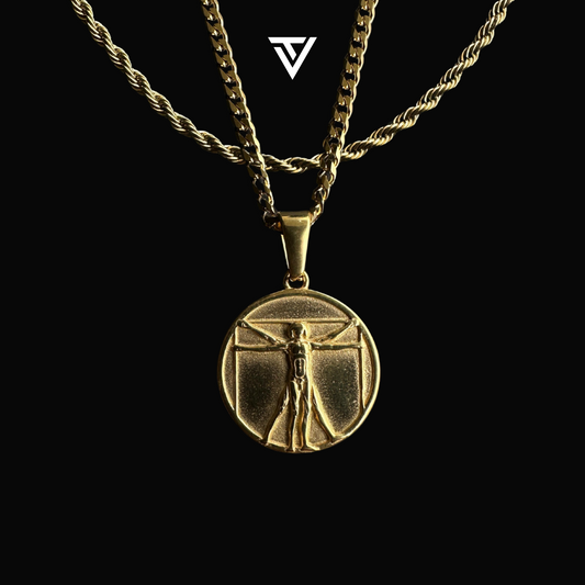 Set Vitruvian dorado