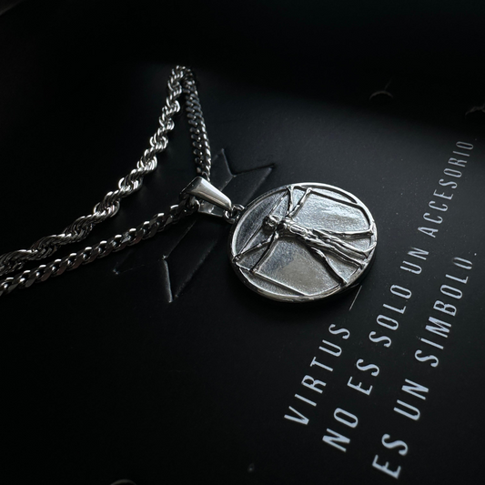 Set Vitruvian Plateado