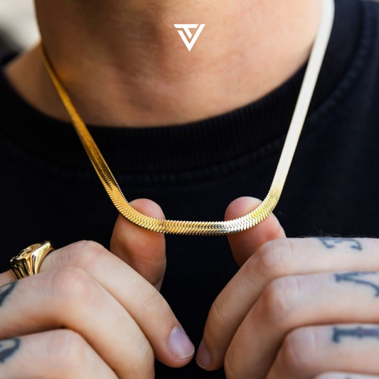 Cadena Snake Gold