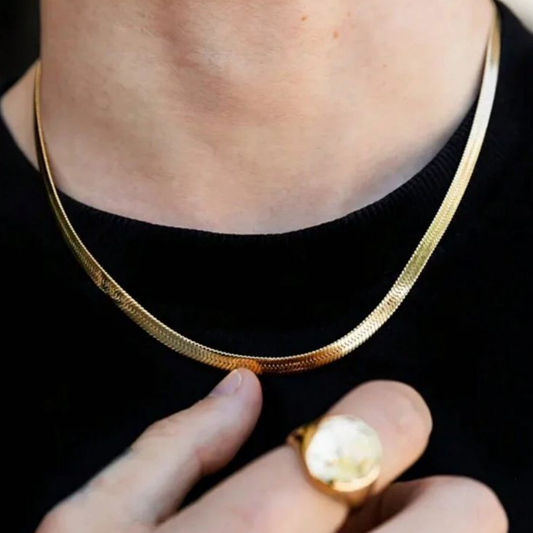 Cadena Snake Gold